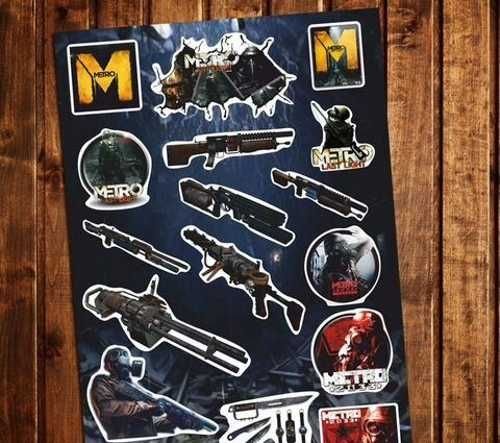 Стикеры метро 2033