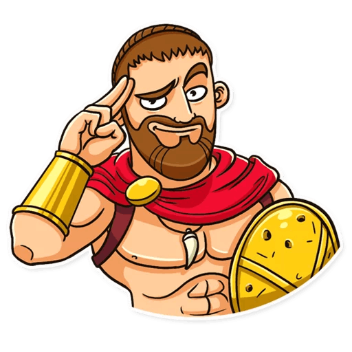 Стикер Спартанец