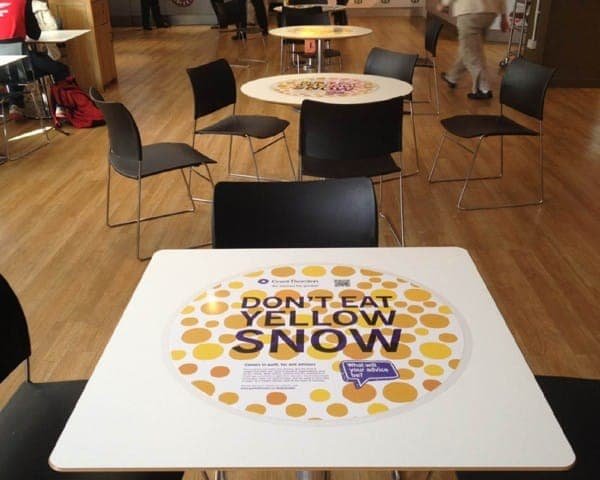 Наклейки на стол