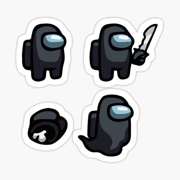 Наклейки амонг АС