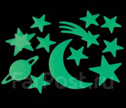 Фосфорные наклейки на потолок