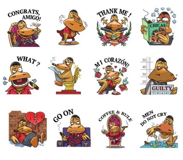 Набор стикеров для телеграмма