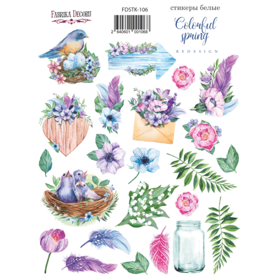 Наклейки на весеннюю тематику
