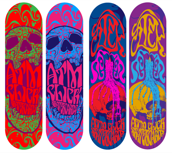 Принты на скейтборд