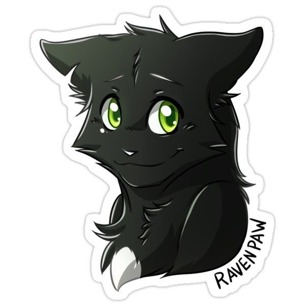 Наклейки с котами воителями