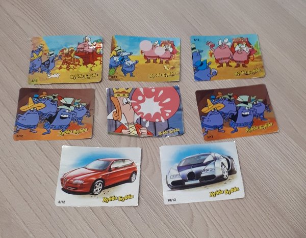 Хубба Бубба наклейки