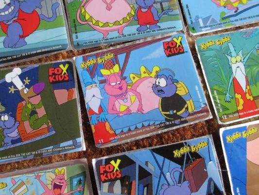 Хубба Бубба старые наклейки человечки