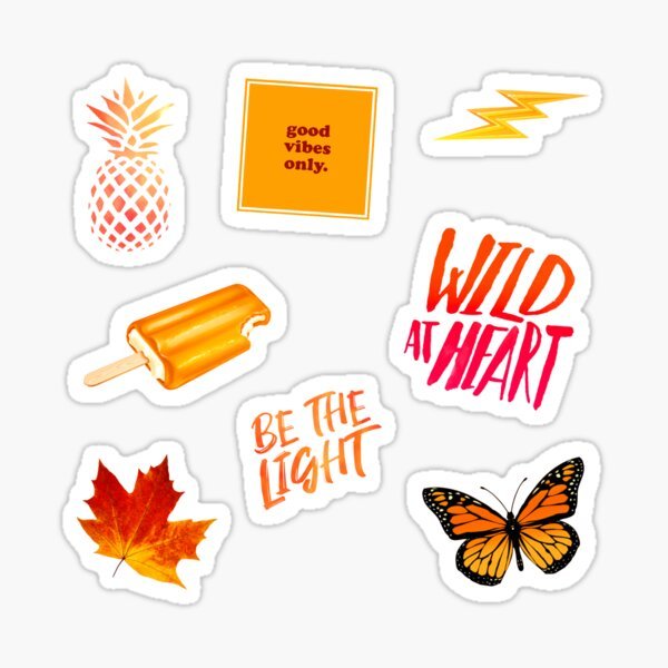 Осенние наклейки