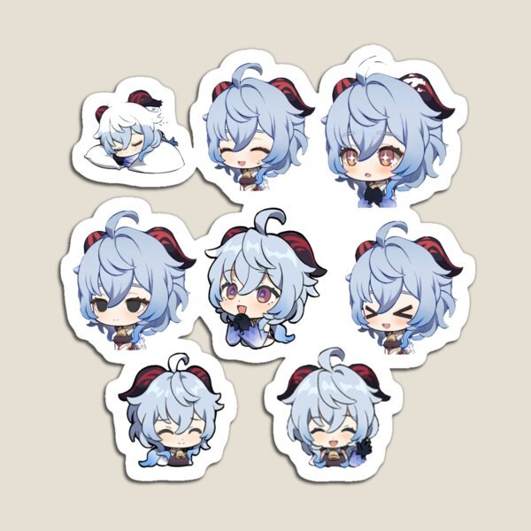Стикеры Геншин Импакт Чиби Гань Юй