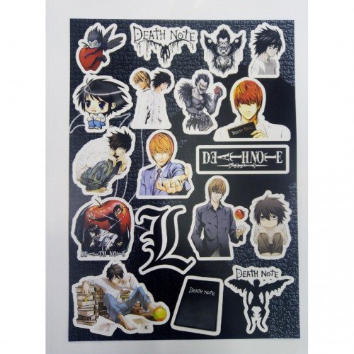 Наклейки аниме тетрадь смерти