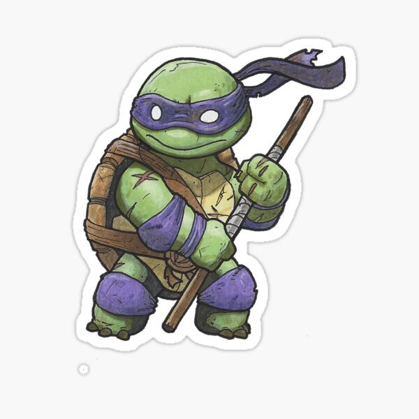 Наклейка черепашка