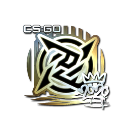 Наклейки Ninjas in Pyjamas металлическая