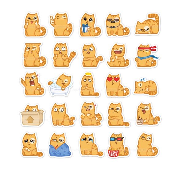 Стикеры. Кот