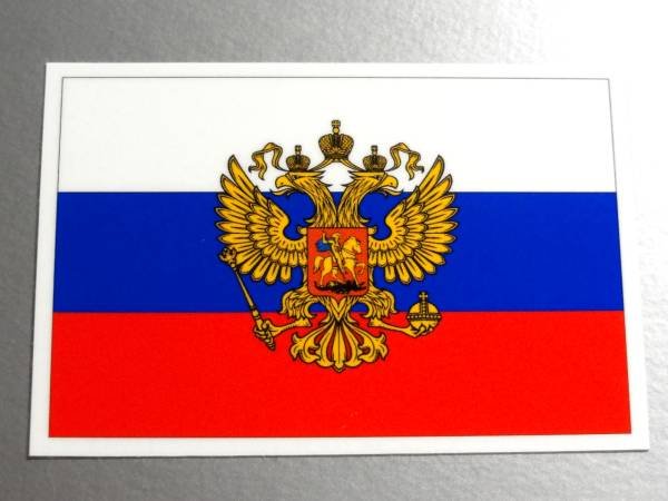 Стикер российский флаг