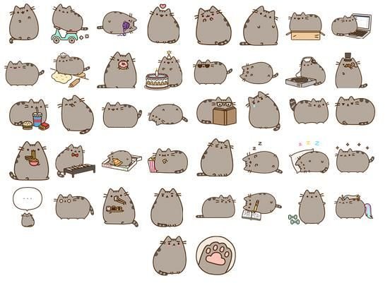 Наклейки с Пушином