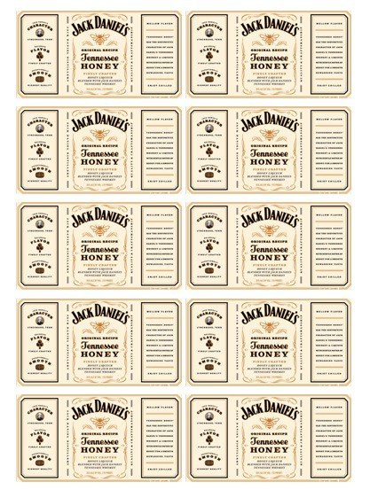 Этикетка на бутылку для мыла