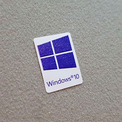 Наклейка Windows 10 Pro на ноутбуке