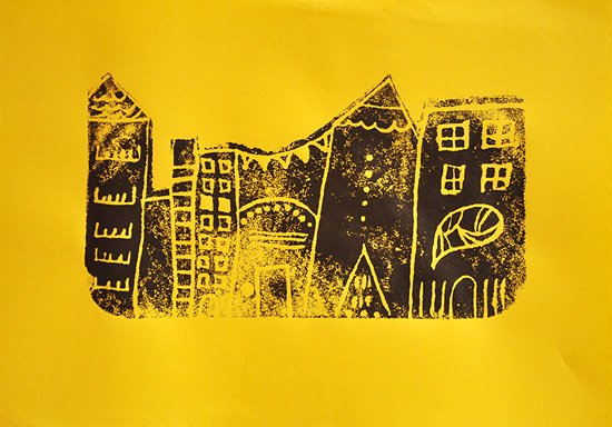 Гравюра на картоне для детей