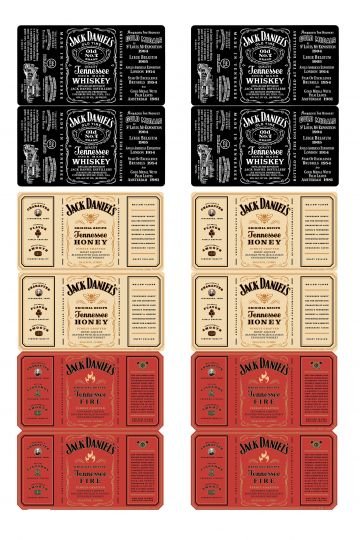 Этикетка на мыло Джек Дэниэлс