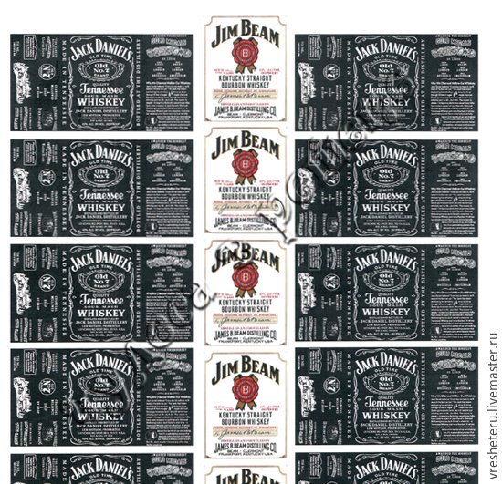 Наклейка Джек Дэниэлс