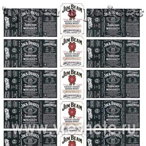 Этикетка для мыла Джек Дэниэлс