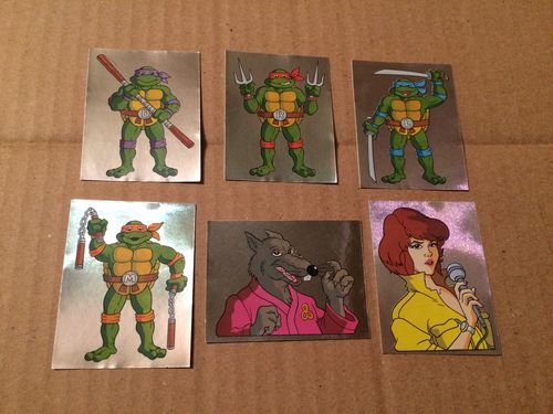 Стикеры Панини Черепашки ниндзя