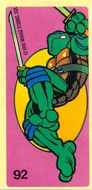 Жвачка Черепашки ниндзя 90е