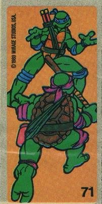 Жвачки Черепашки ниндзя 90-х