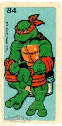 Жвачки Черепашки ниндзя 90-х