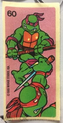 Черепашки ниндзя наклейки из 90х (50 фото)