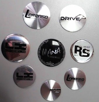 Наклейки на колпачок литого диска VW 60мм