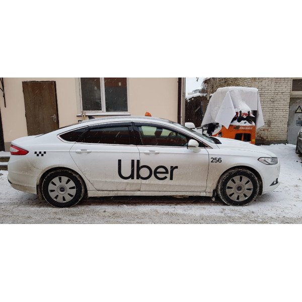 Магнитные наклейки Убер такси