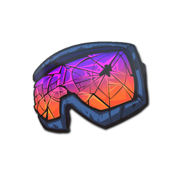 Наклейка ярость металлическая КС го