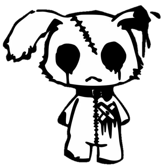 Трафарет эмо