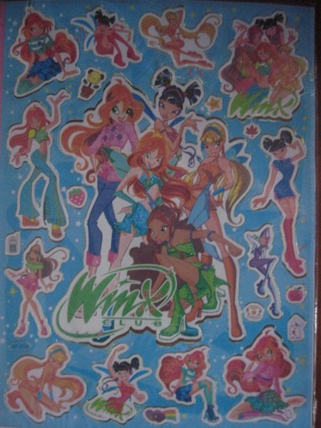 Наклейки Винкс старые