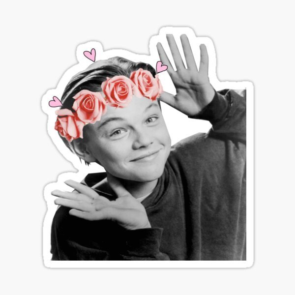 Леонардо Давинчи наклейка