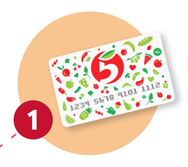 Электронные наклейки в Пятерочке