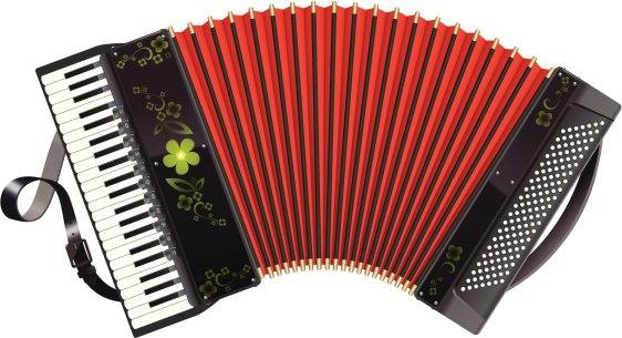 Гармонь растянута