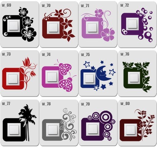 Наклейки на выключатель