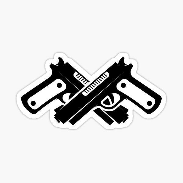 Пистолет силуэт