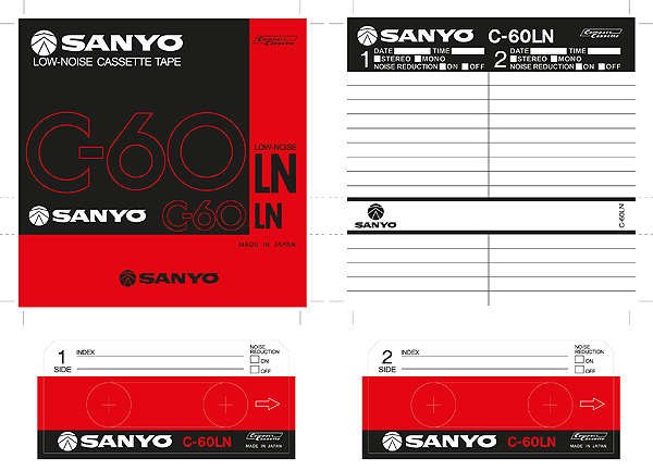 Наклейка на кассету