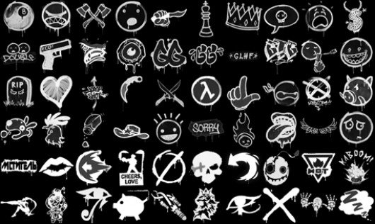 Черные наклейки ксго (47 фото)