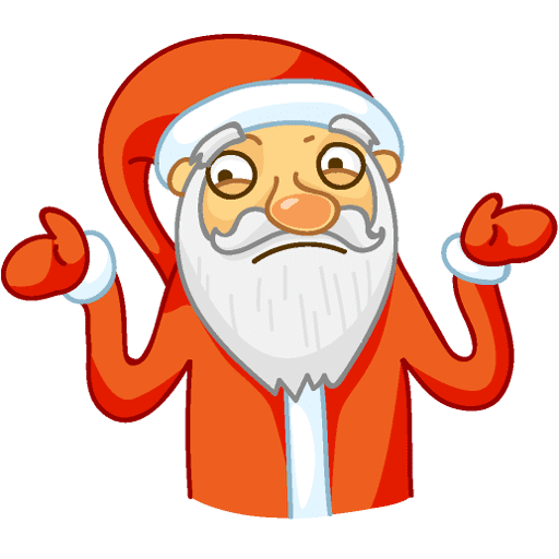 Веселые новогодние Стикеры