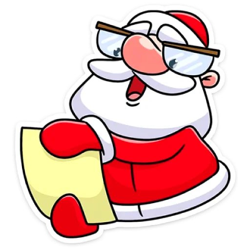 Дед Мороз (с наклейками)