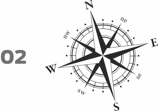 Роза ветров и горы