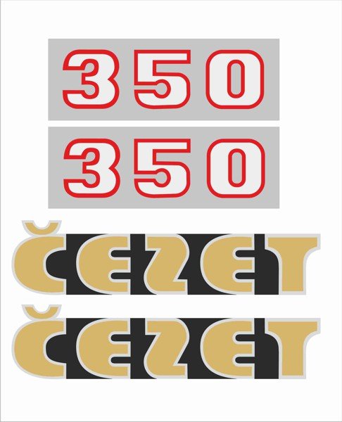 Наклейки Чезет 472.6