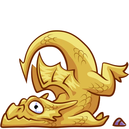 Наклейка (стикер) дракон