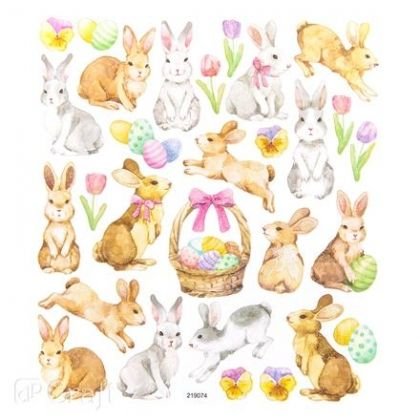 Наклейки "зайцы"