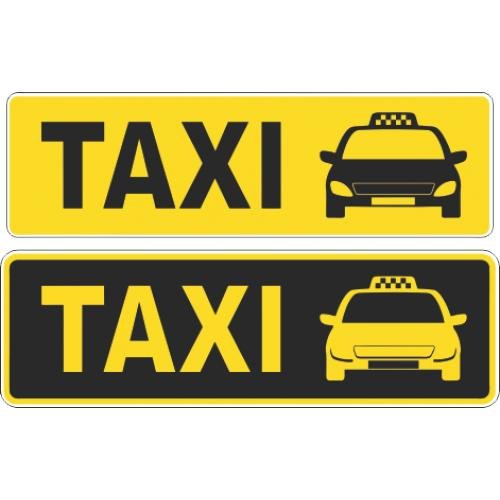 Наклейка такси на машину