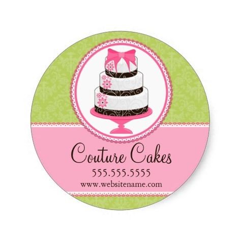 Наклейки для кондитерской